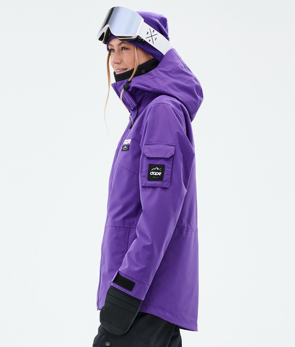 Snowboard Jacket For Women Vivid Purple