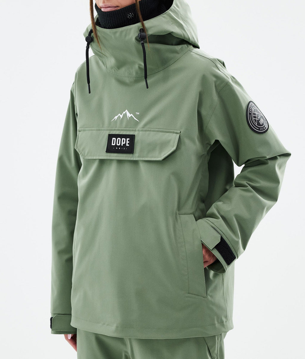 Snowboard Jacket For Women Moss Green