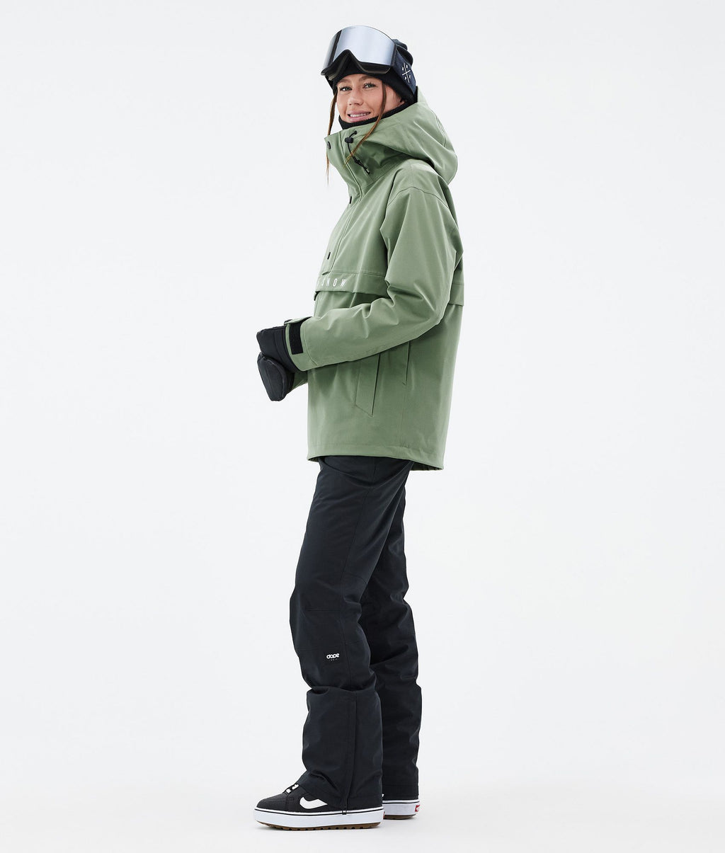 Snowboard Jacket For Women Moss Green
