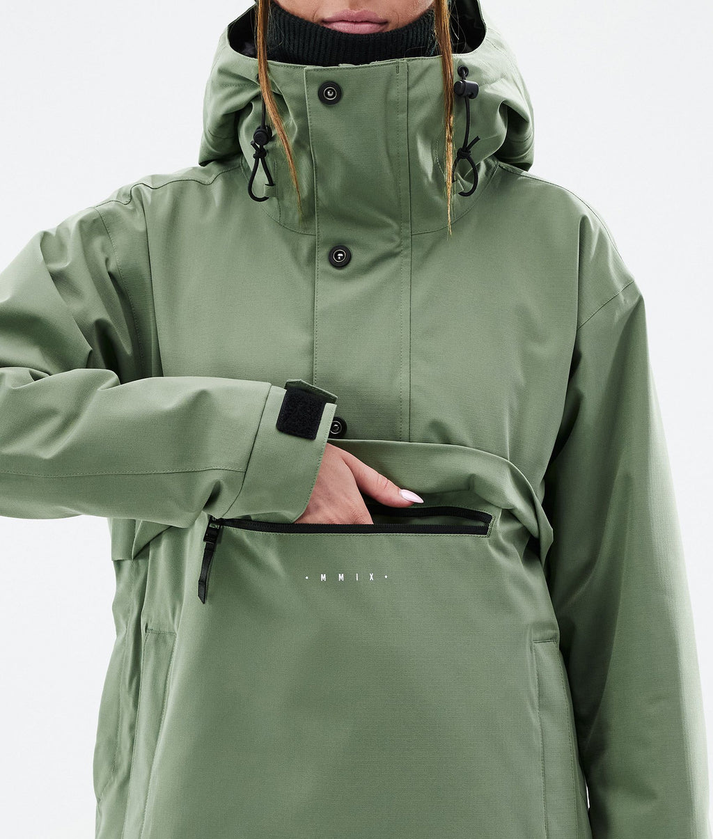 Snowboard Jacket For Women Moss Green