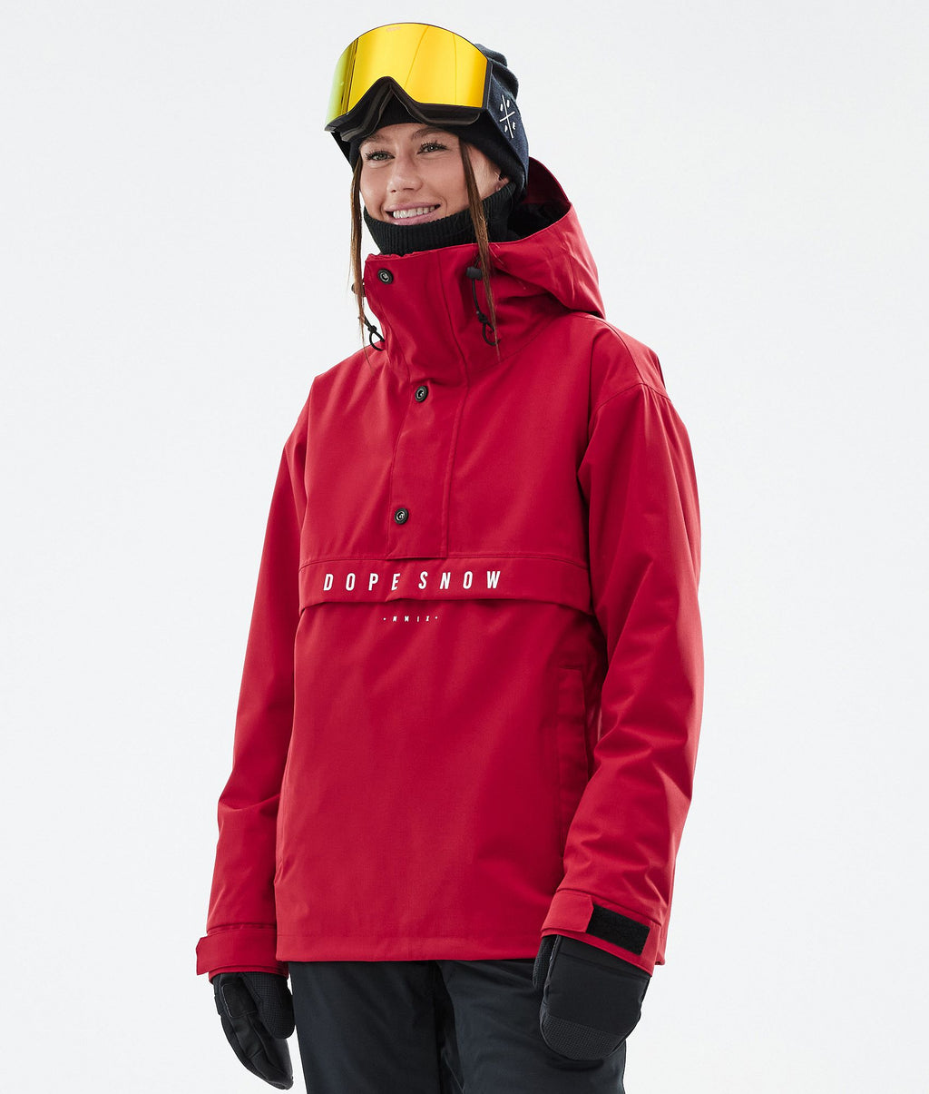 Snowboard Jacket For Women Deep Red