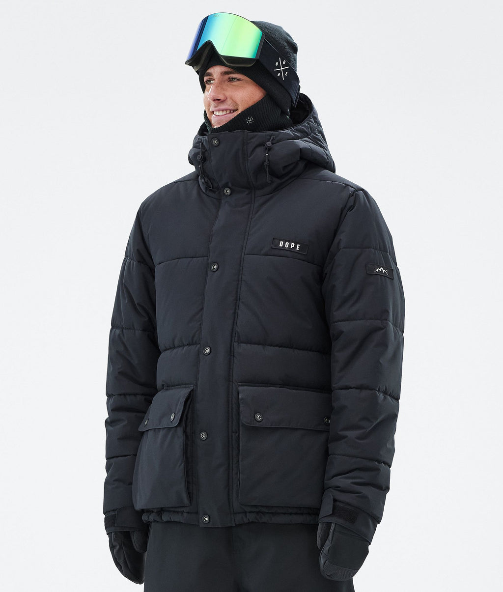Snowboard Jacket For Men Black