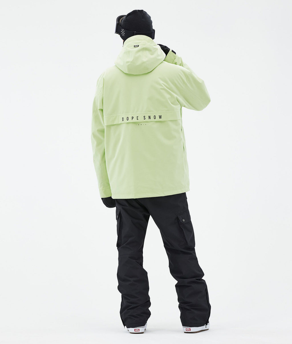 Snowboard Jacket For Men Faded Neon