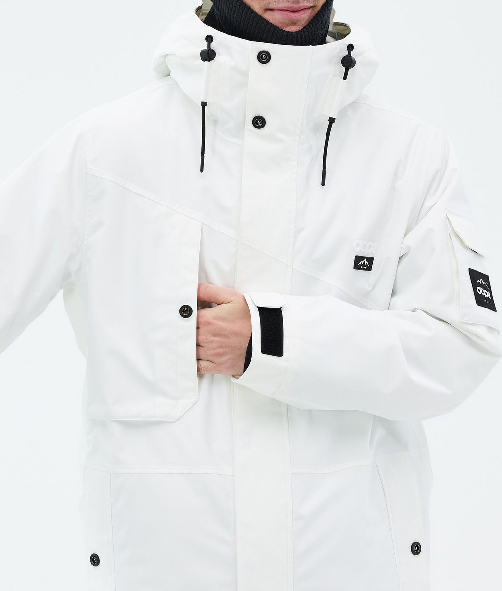 Snowboard Jacket For Men Whitish