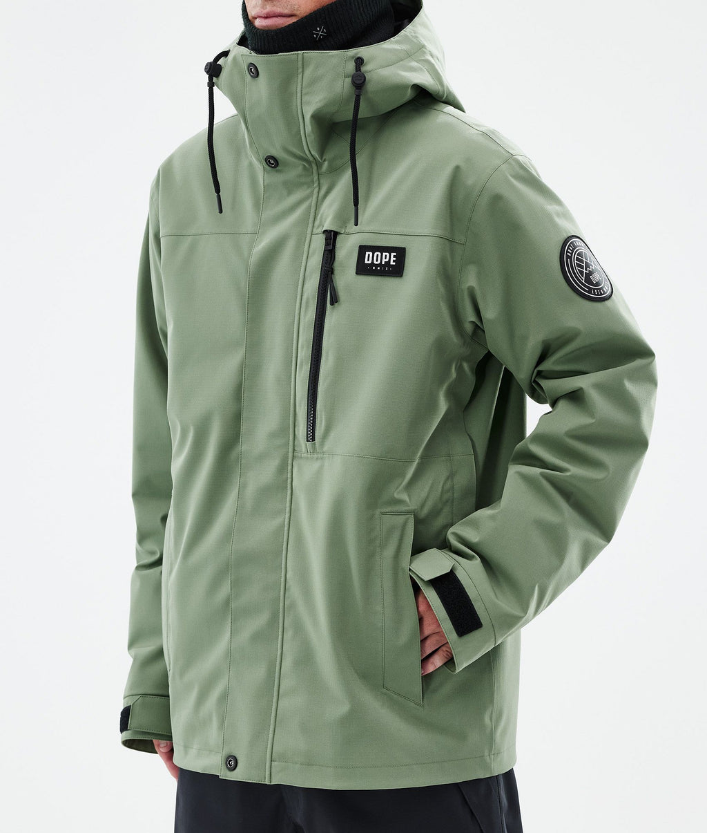 Snowboard Jacket For Men Moss Green