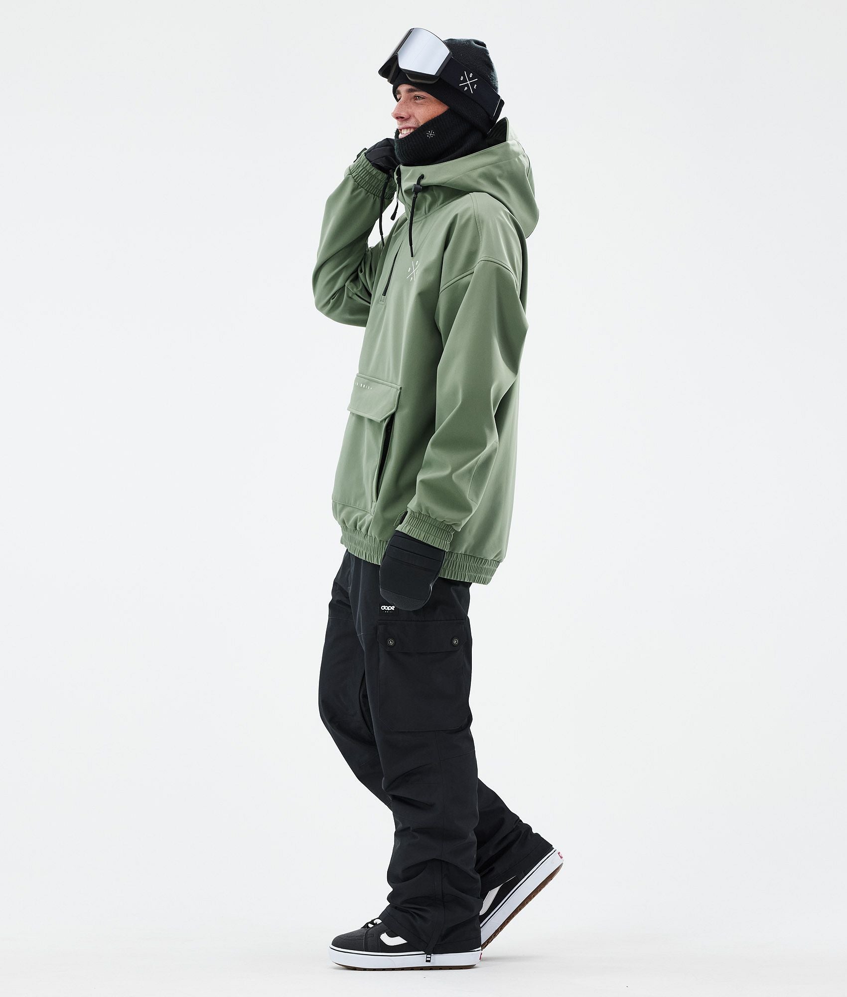Snowboard Jacket For Men Moss Green