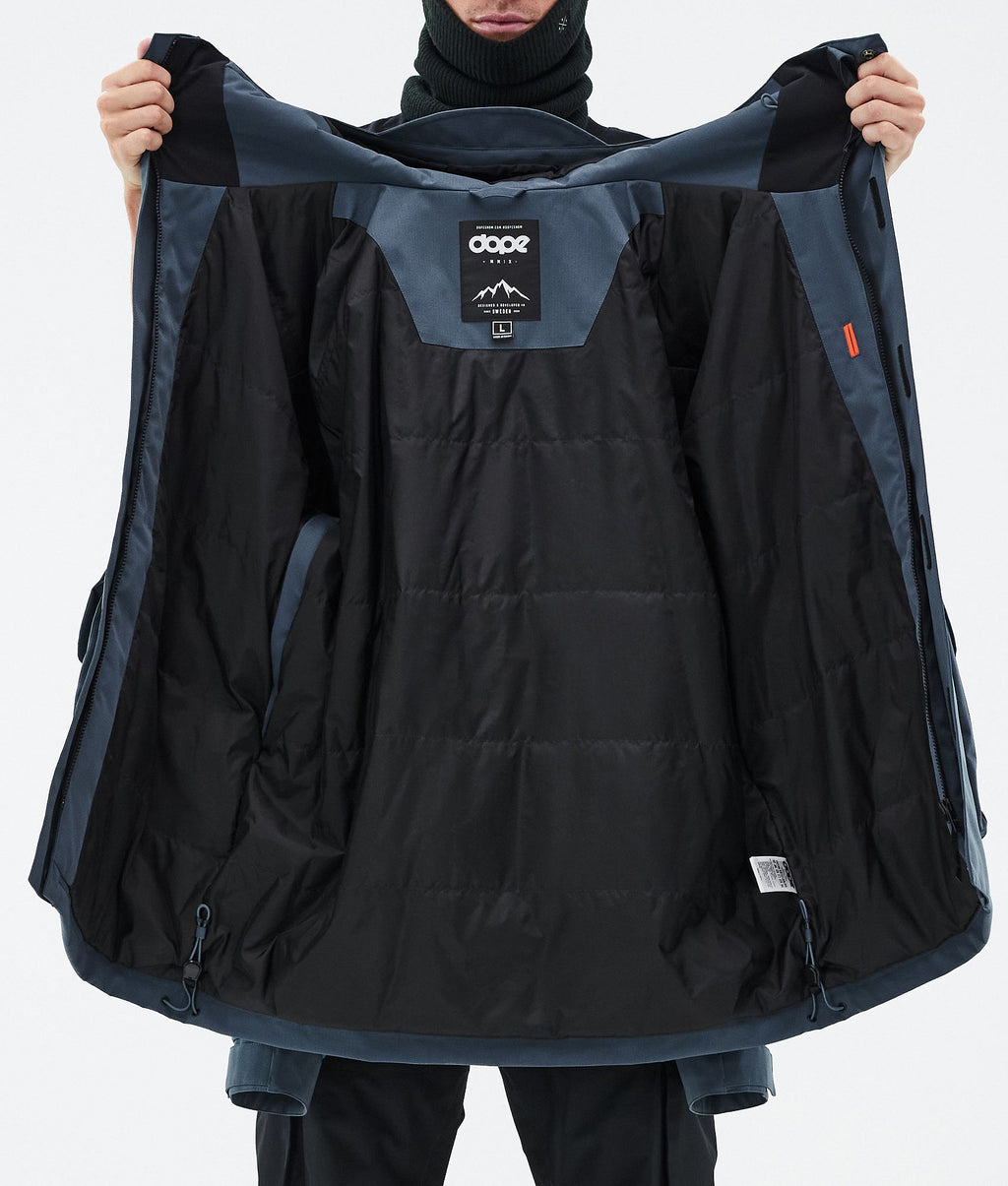 Snowboard Jacket For Men Metal Blue