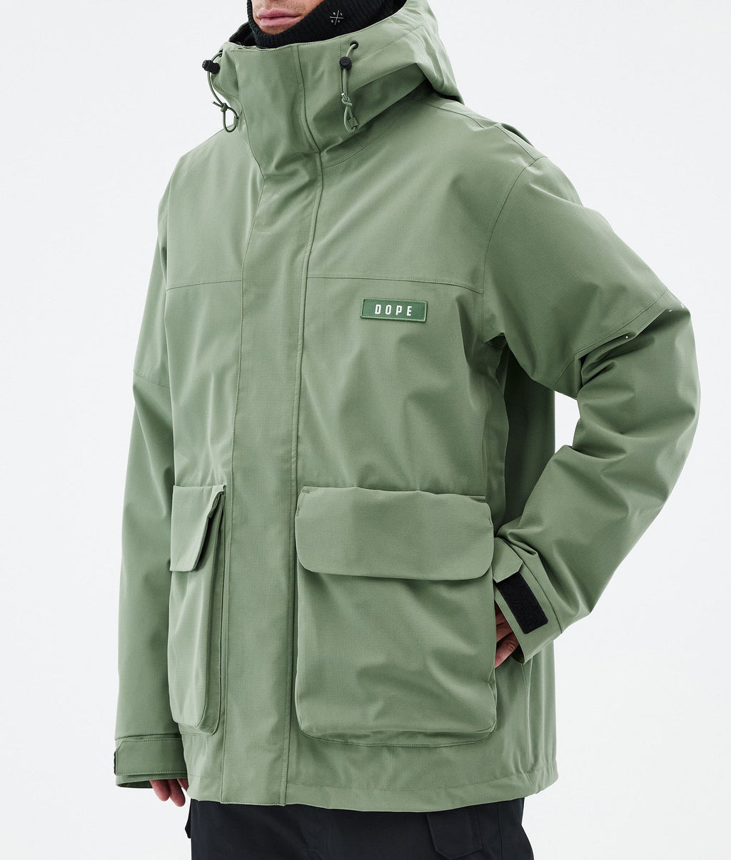 Snowboard Jacket For Men Moss Green