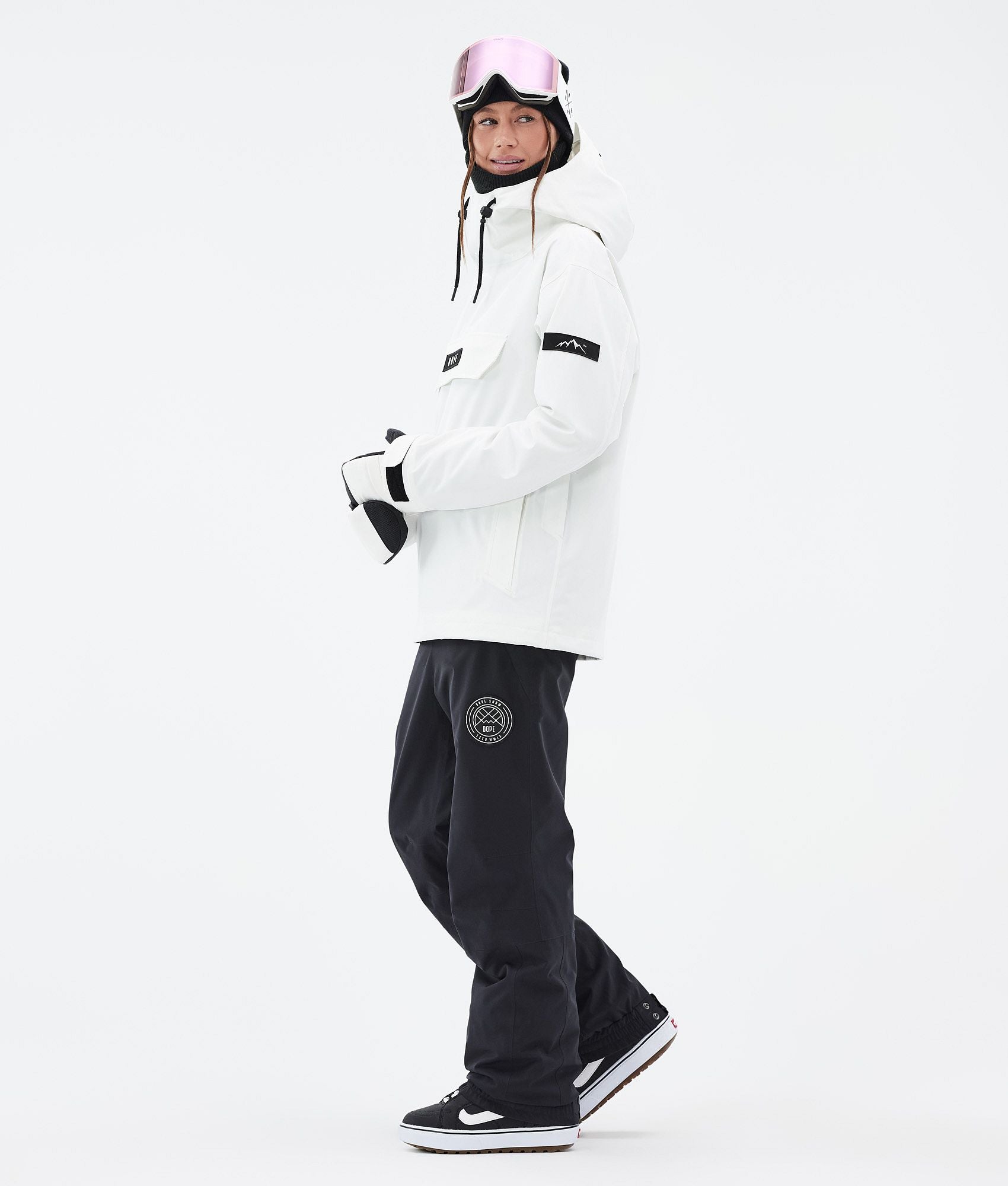 Snowboard Jacket For Women Portrait Whitish