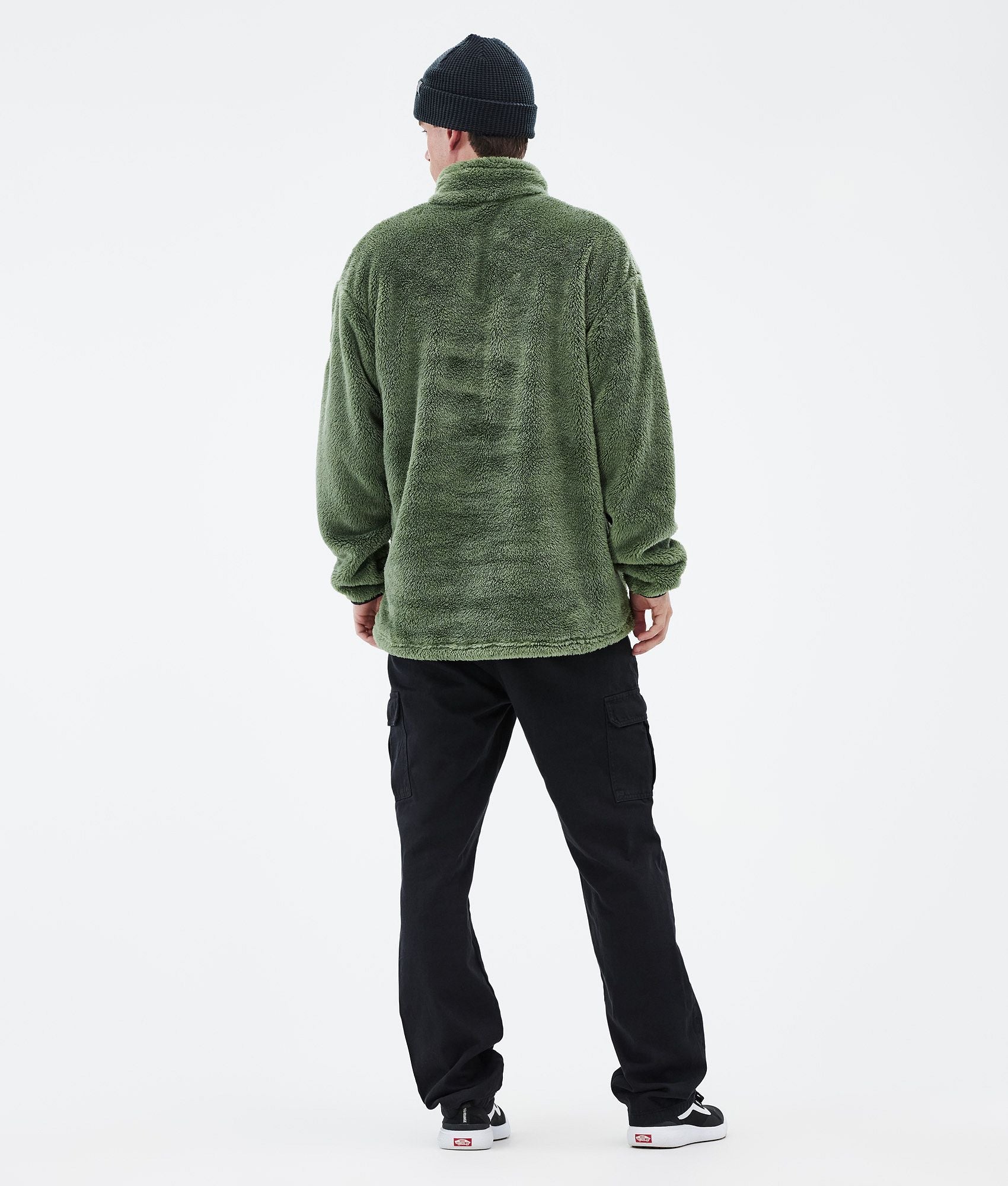 Fleece Sweater For Men Moss Green