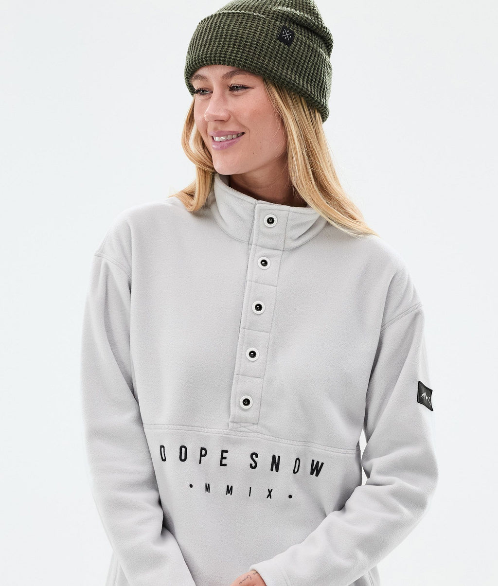 Fleece Sweater For Women Light Grey