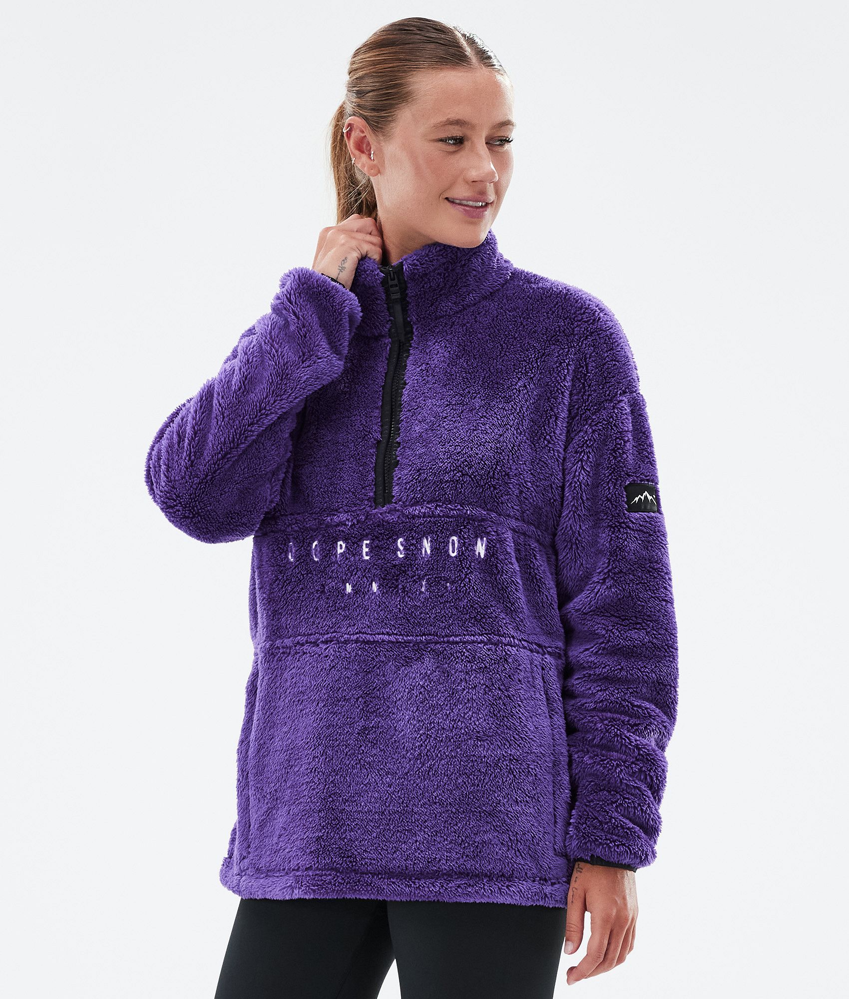 Fleece Sweater For Women Vivid Purple