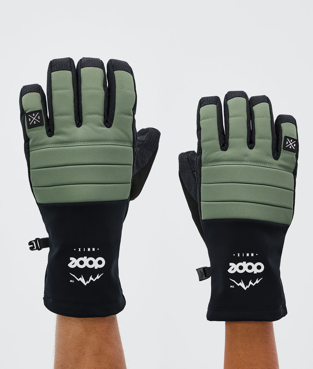 Ski Gloves Moss Green