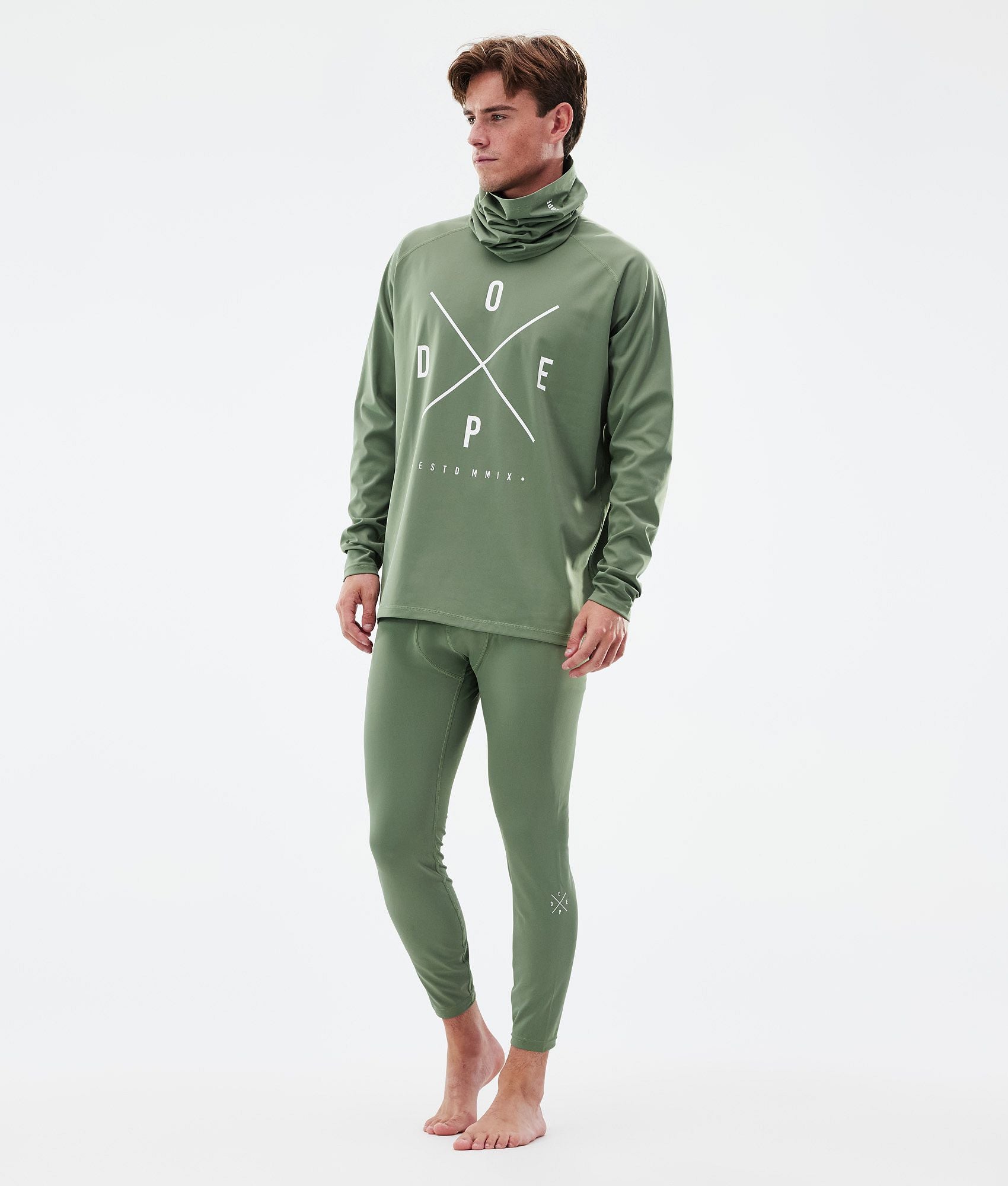 Base Layer Pant For Men 2X-Up Moss Green