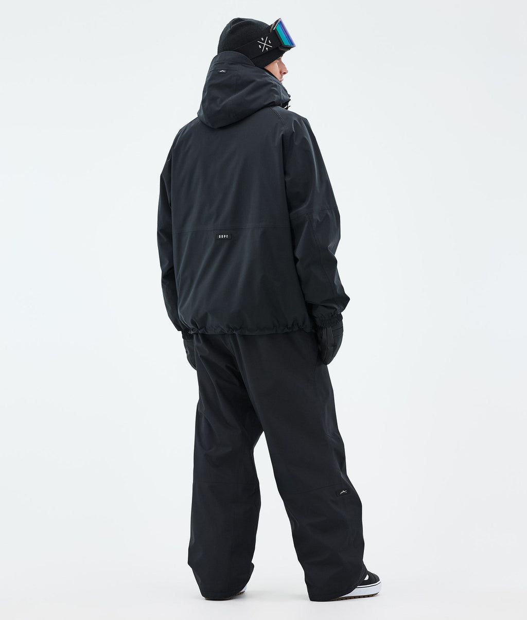 Snowboard Jacket For Men Black