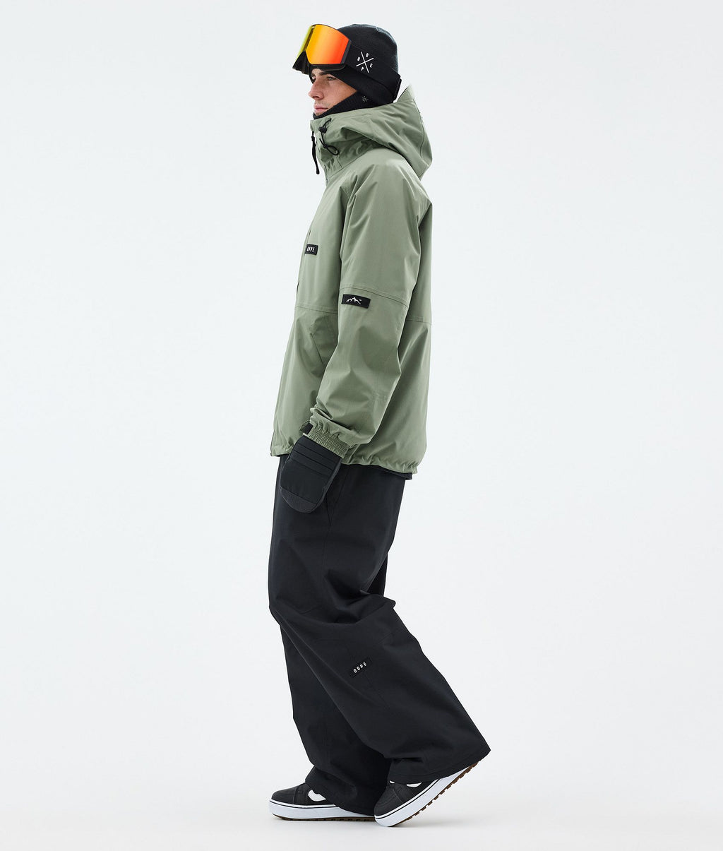 Snowboard Jacket For Men Moss Green