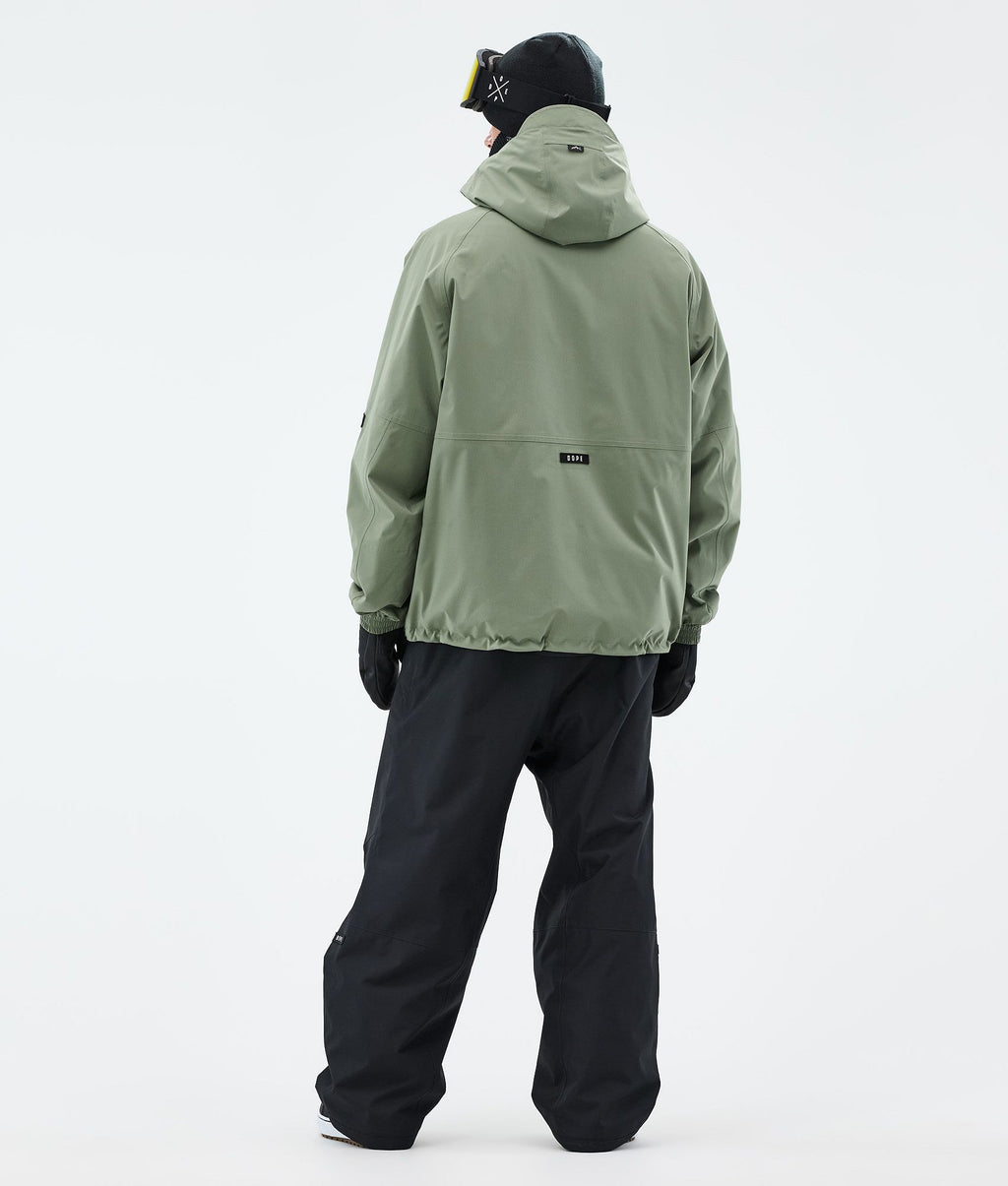 Snowboard Jacket For Men Moss Green