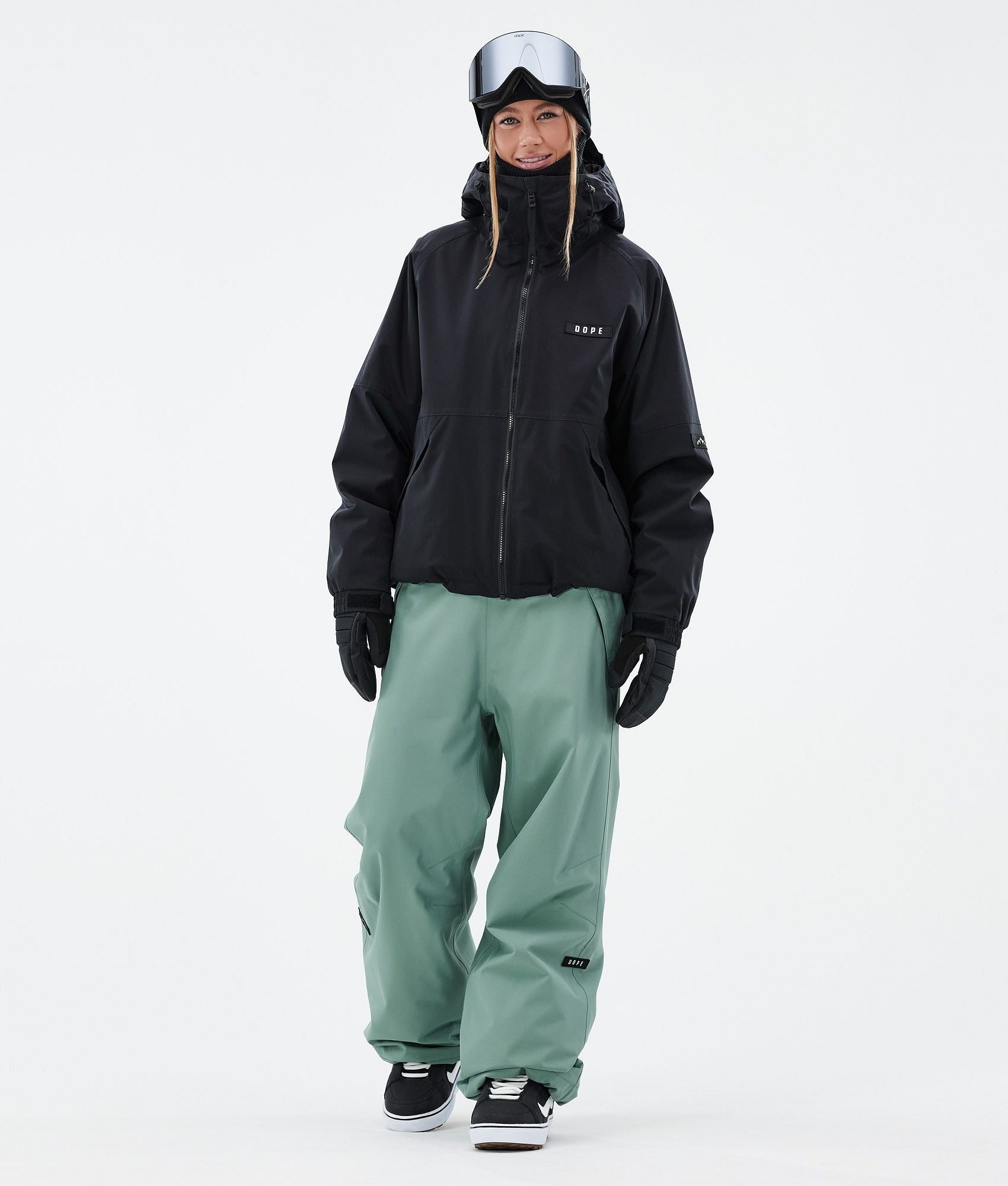Snowboard Pants For Women Faded Green