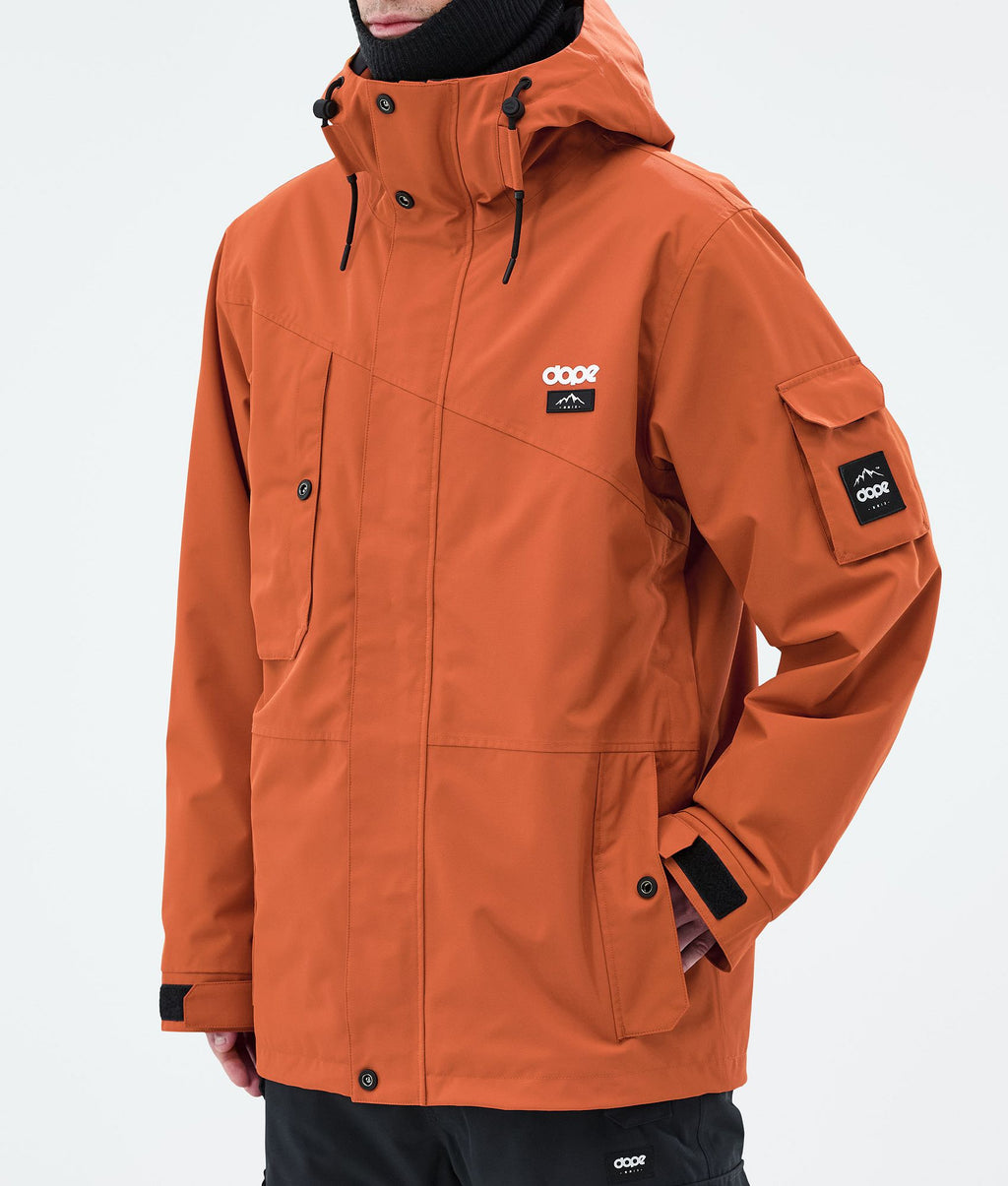 Snowboard Jacket For Men Burned Orange