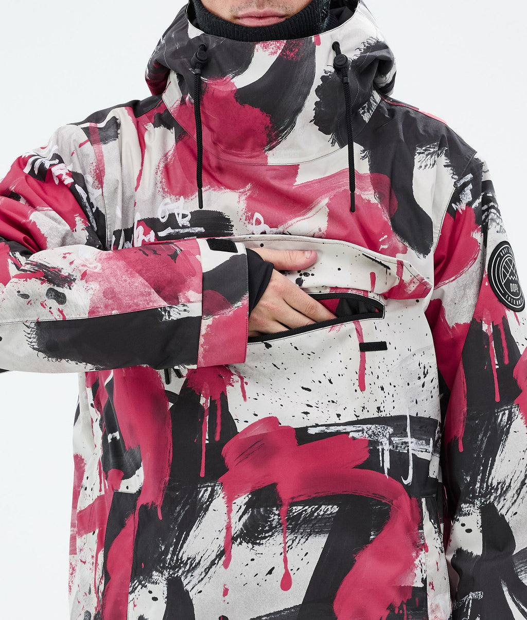 Snowboard Jacket For Men Doodle