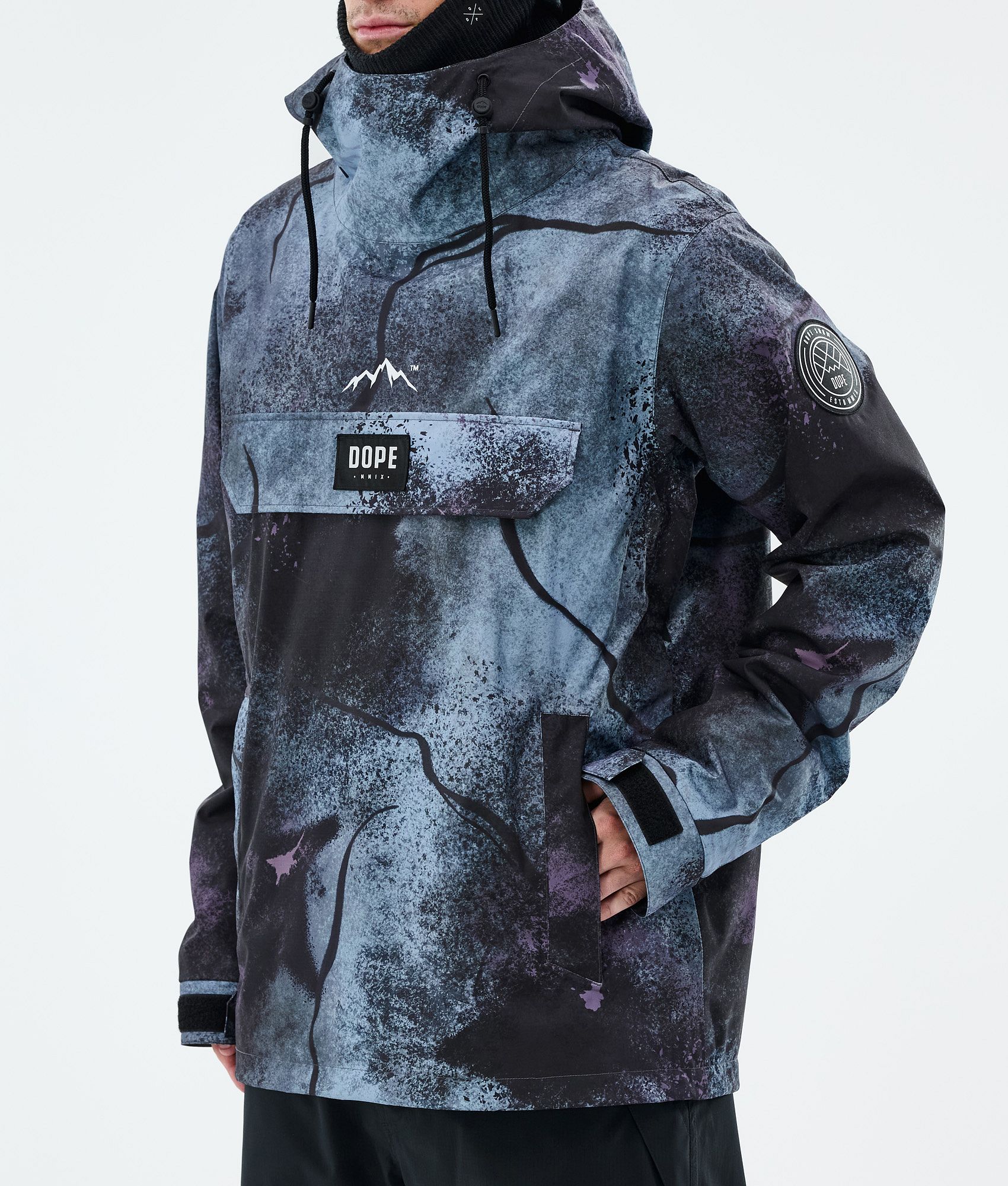 Snowboard Jacket For Men Jungle Purple