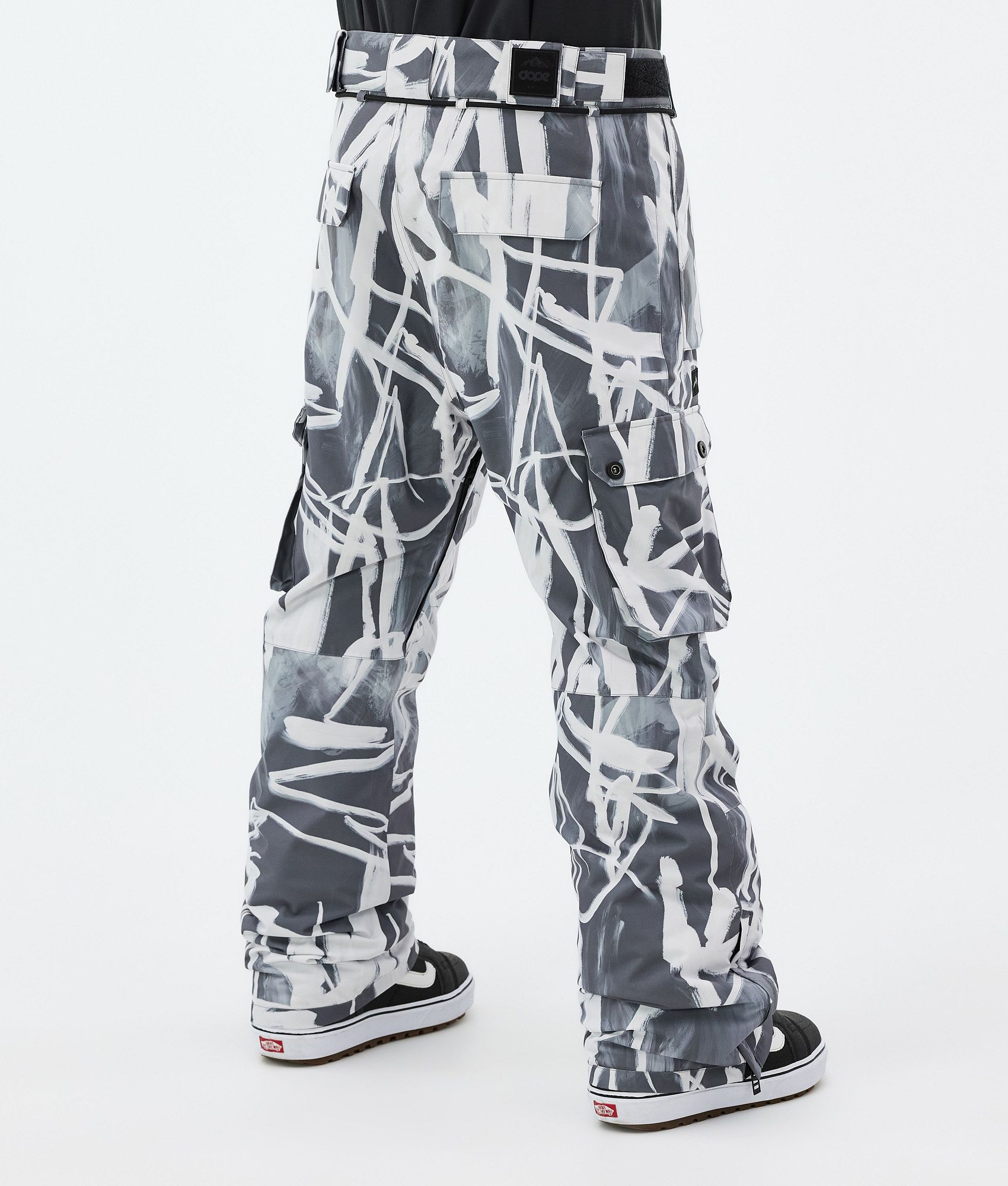 Snowboard Pants For Men Scribble Black