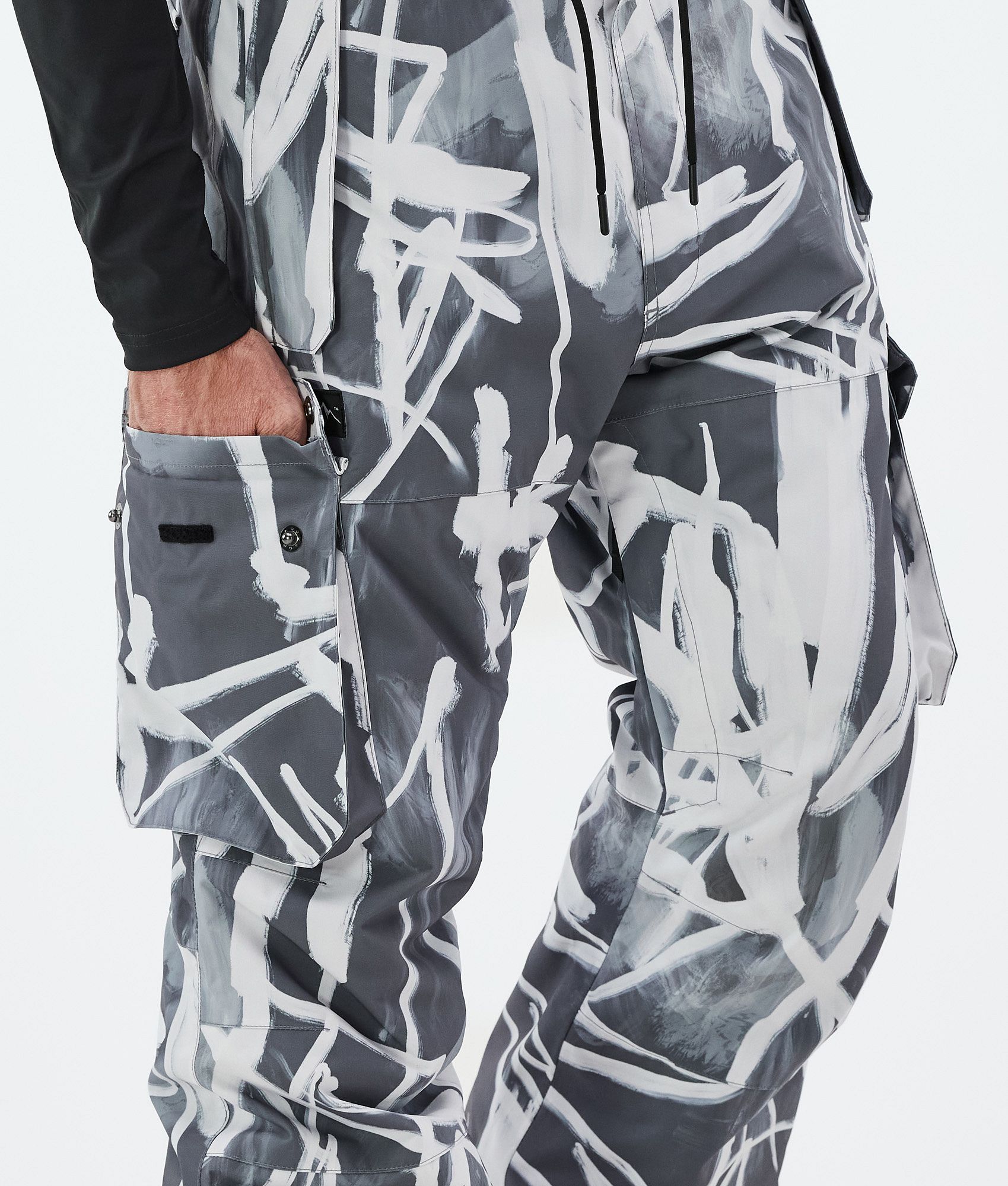 Snowboard Pants For Men Scribble Black