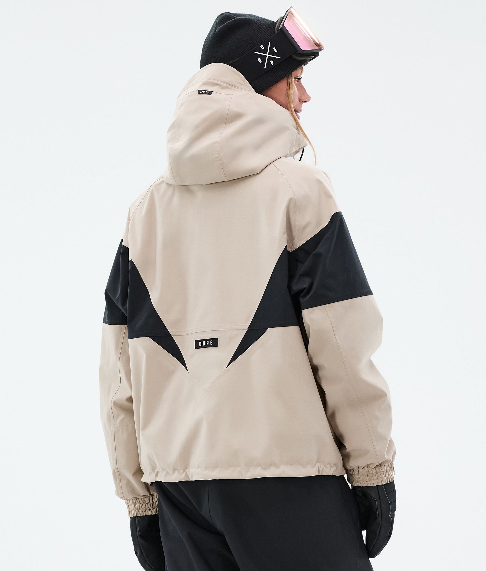 Snowboard Jacket For Women Spike Sand/Black