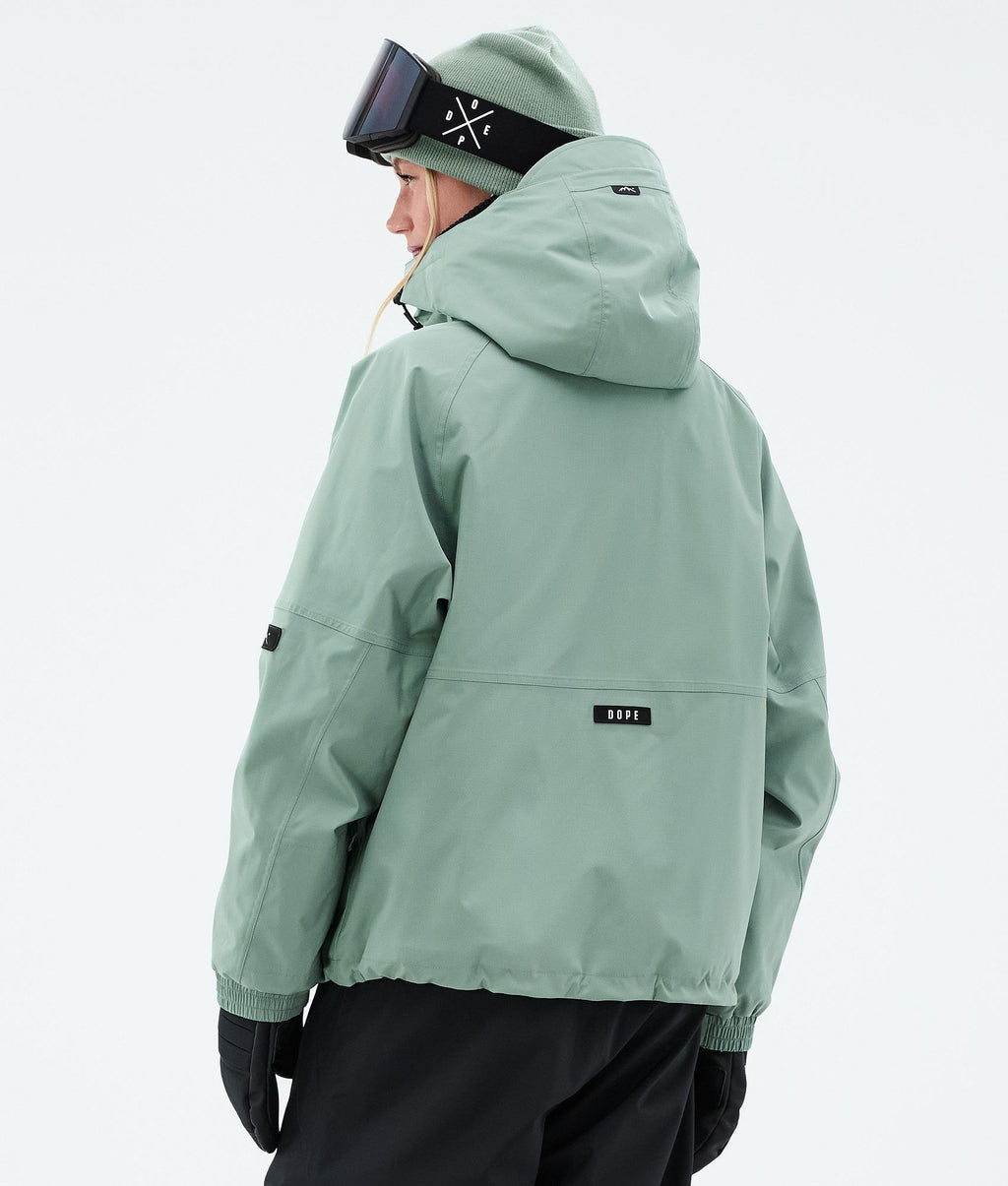 Snowboard Jacket For Women Faded Green