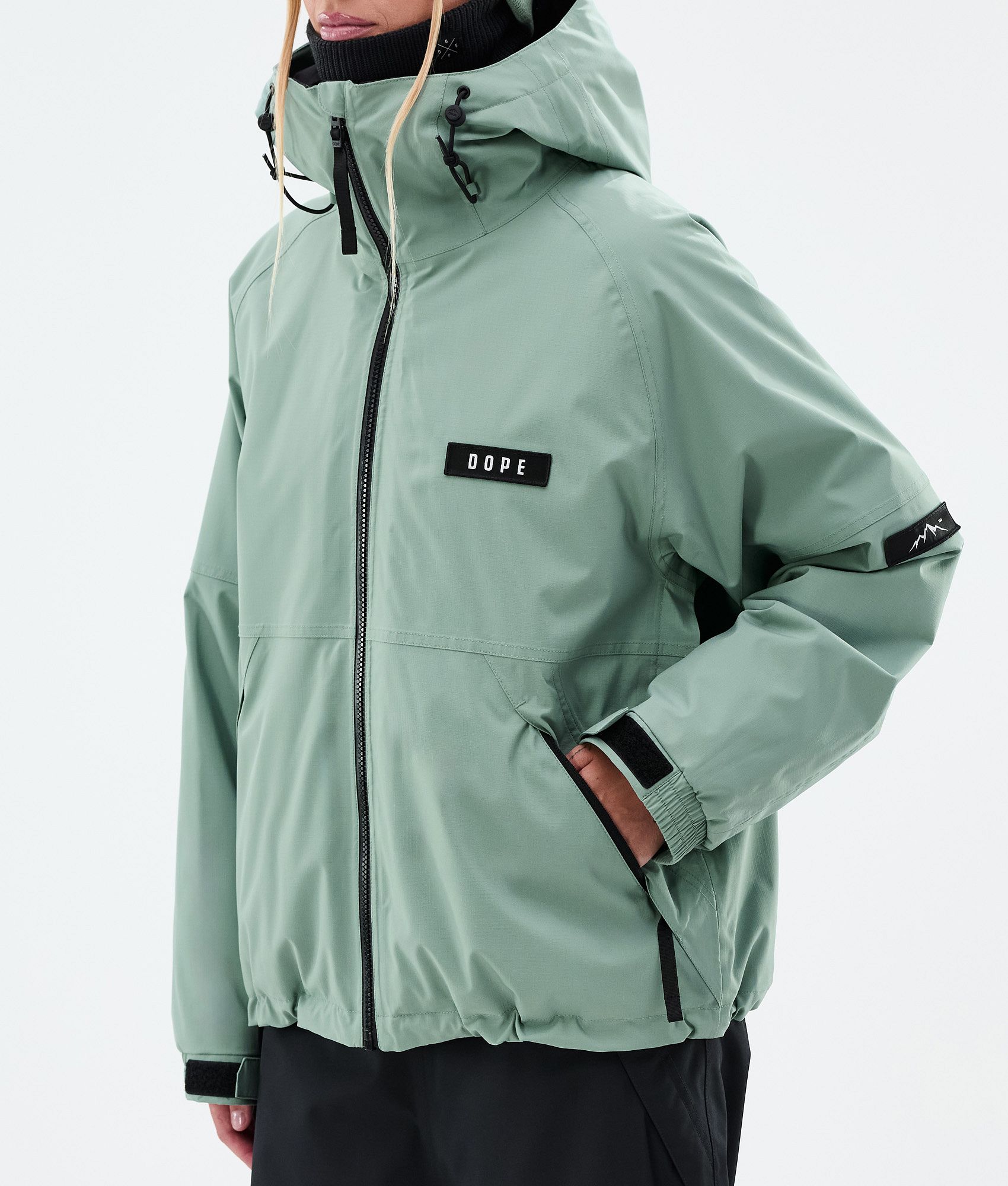 Snowboard Jacket For Women Faded Green
