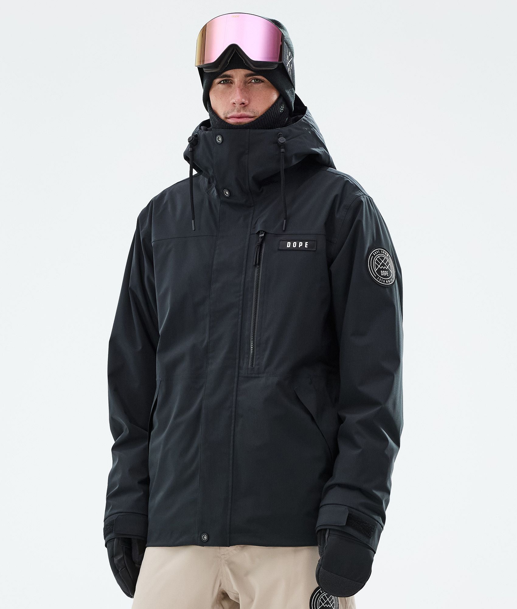 Snowboard Jacket For Men Black