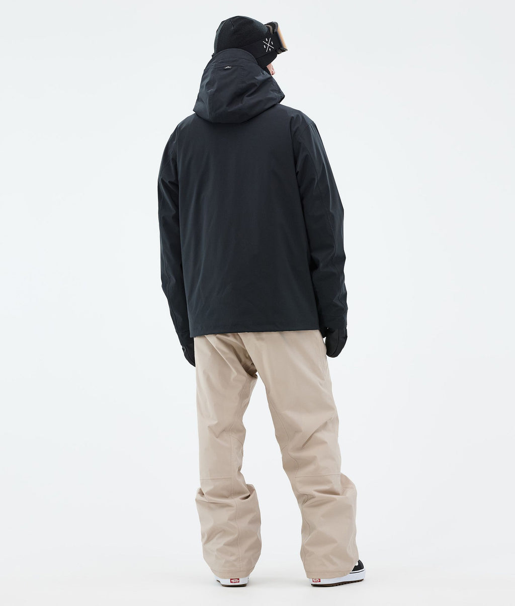 Snowboard Jacket For Men Black