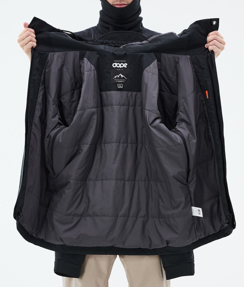 Snowboard Jacket For Men Black