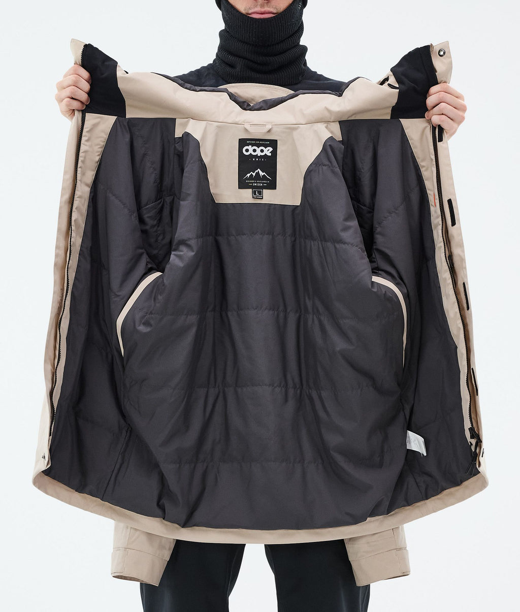 Snowboard Jacket For Men Sand