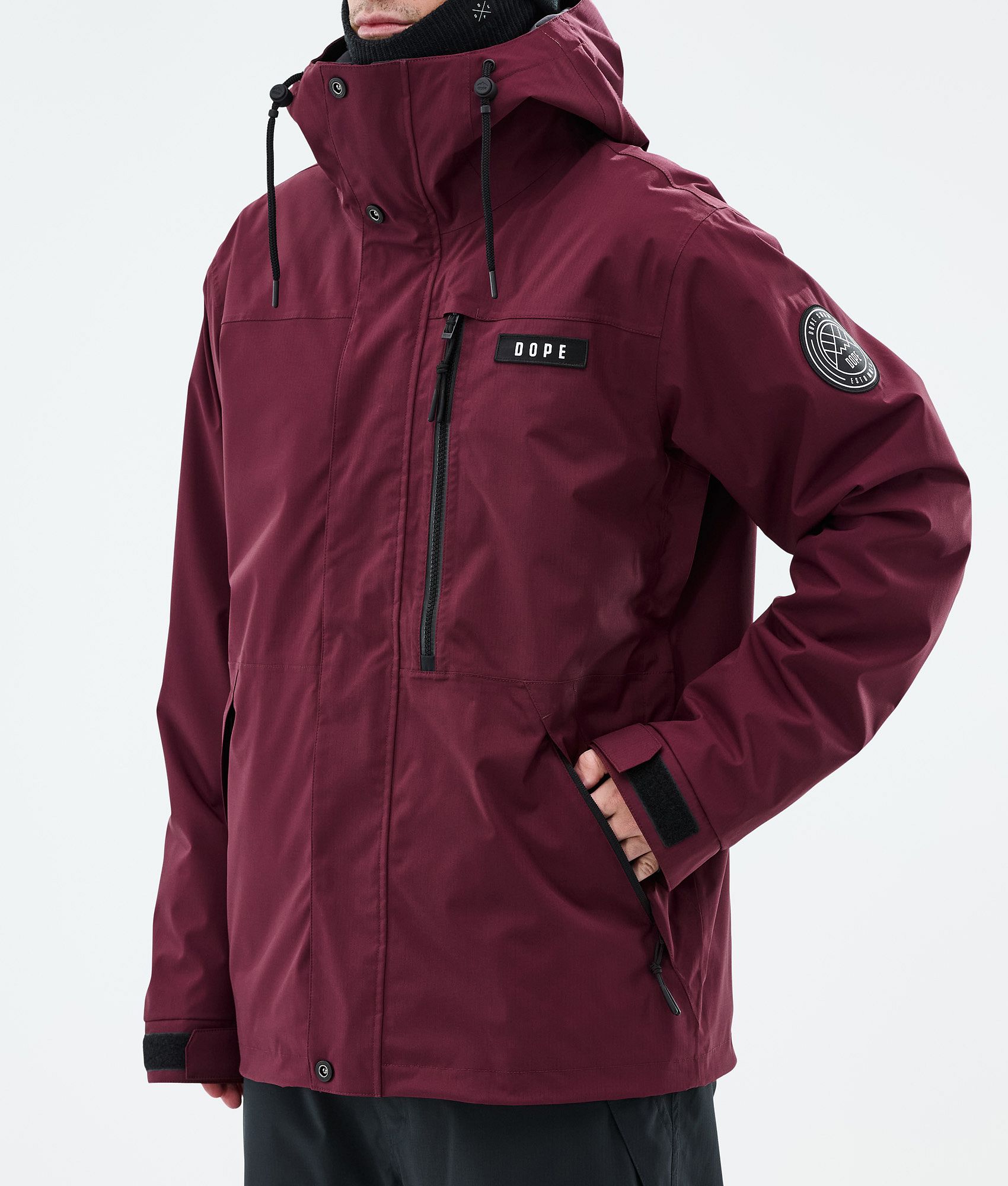 Snowboard Jacket For Men Burgundy