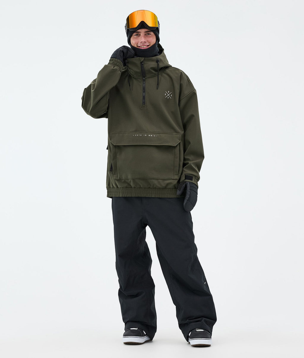 Snowboard Jacket For Men Olive Green