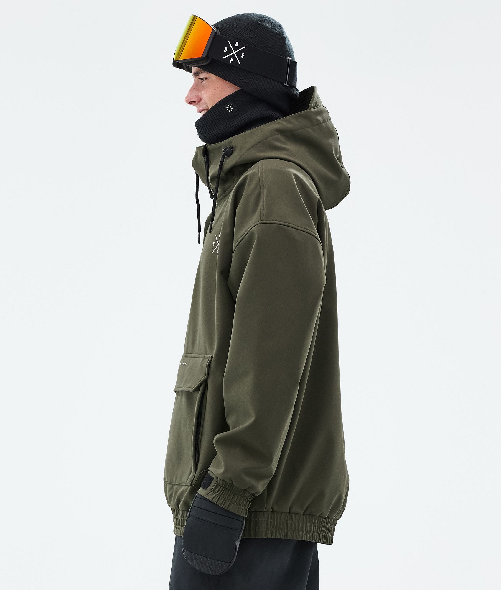 Snowboard Jacket For Men Olive Green