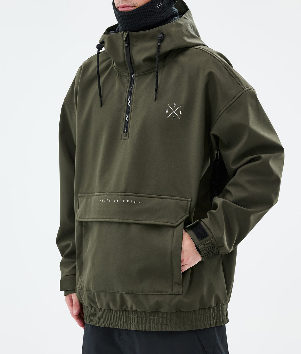 Snowboard Jacket For Men Olive Green