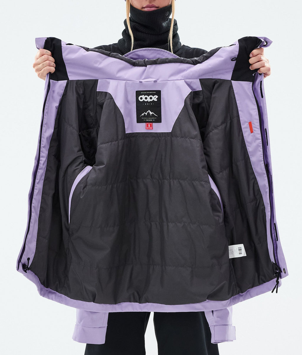 Snowboard Jacket For Women Faded Violet