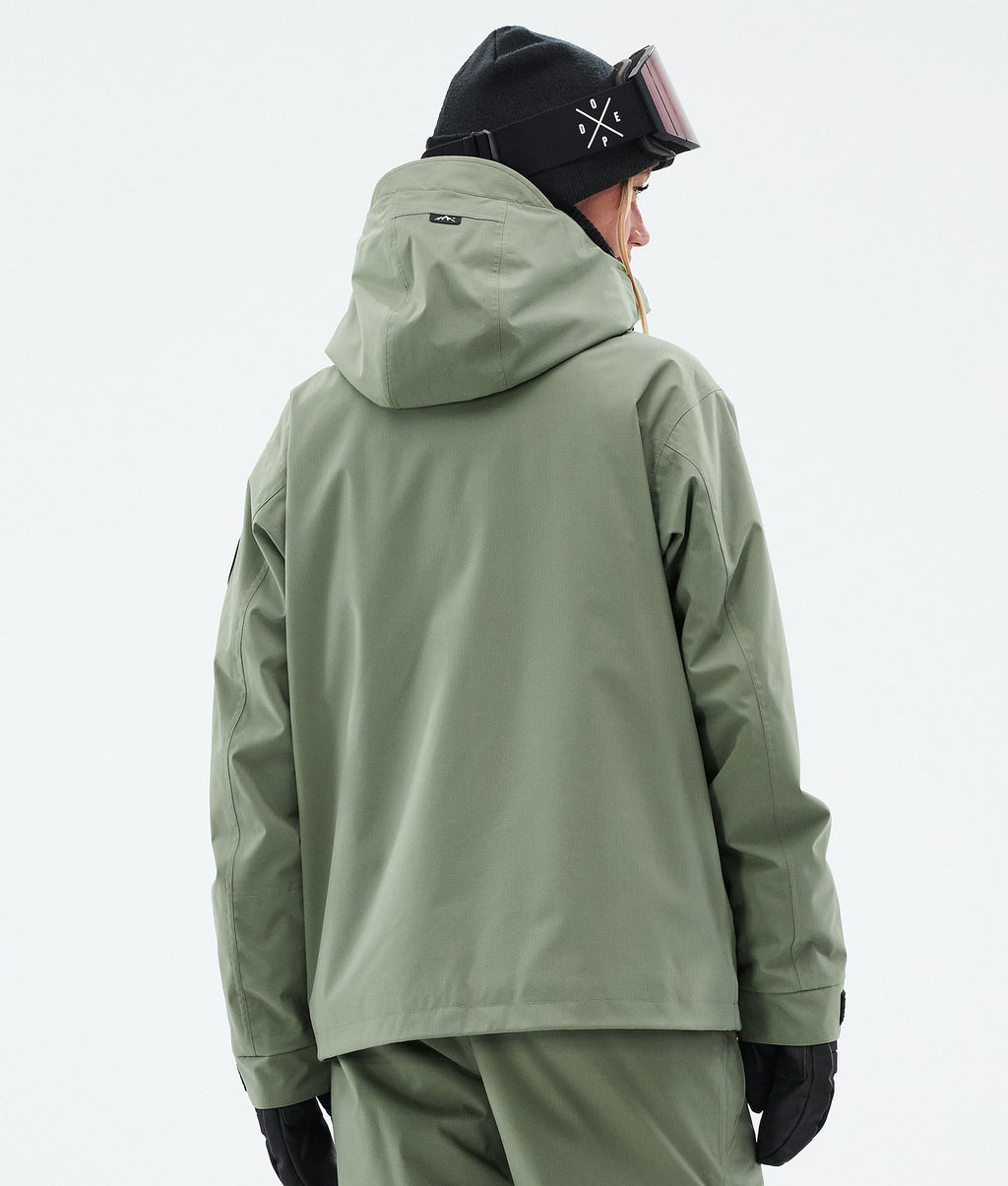 Snowboard Jacket For Women Moss Green