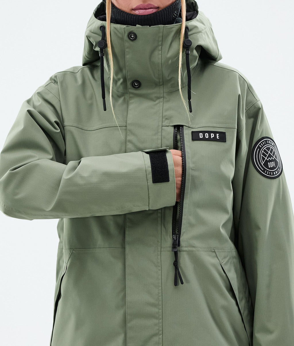 Snowboard Jacket For Women Moss Green