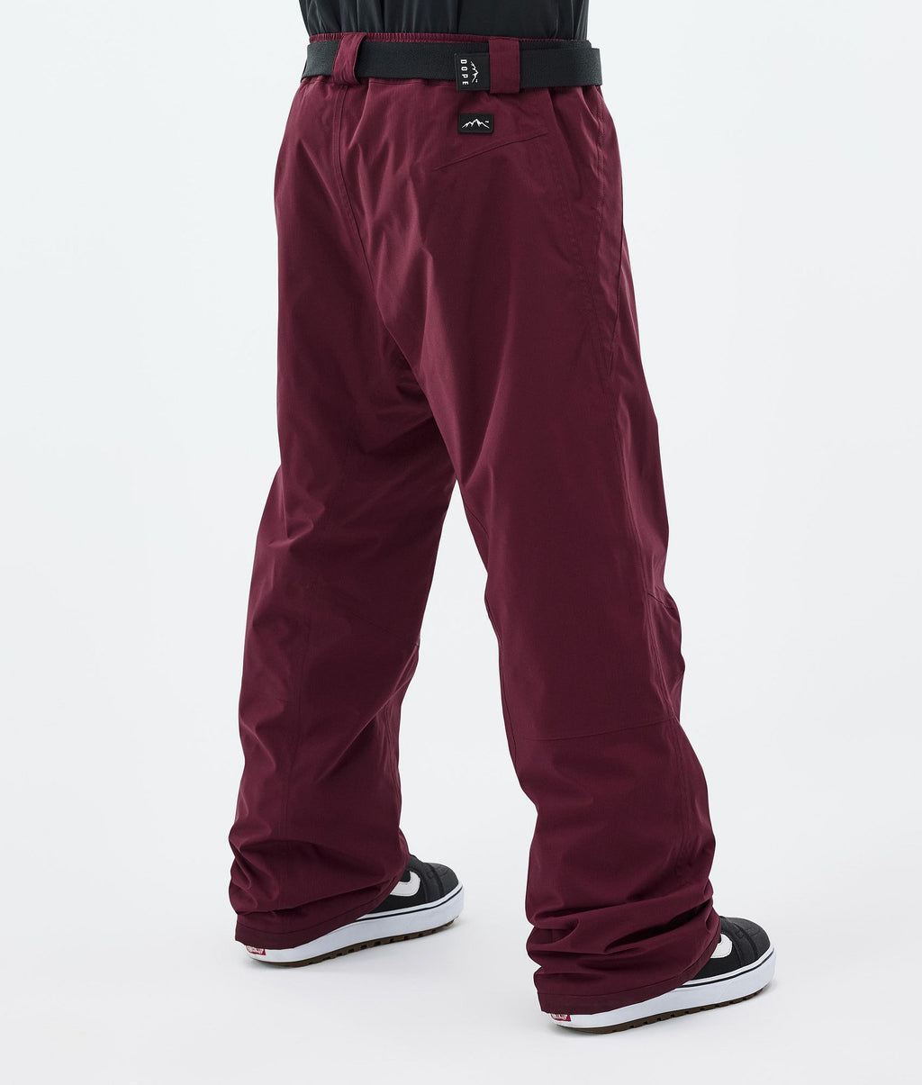 Snowboard Pants For Men Burgundy