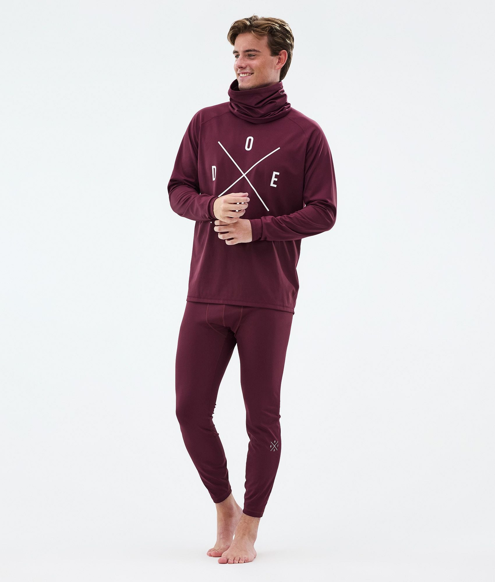 Base Layer Pant For Men 2X-Up Burgundy