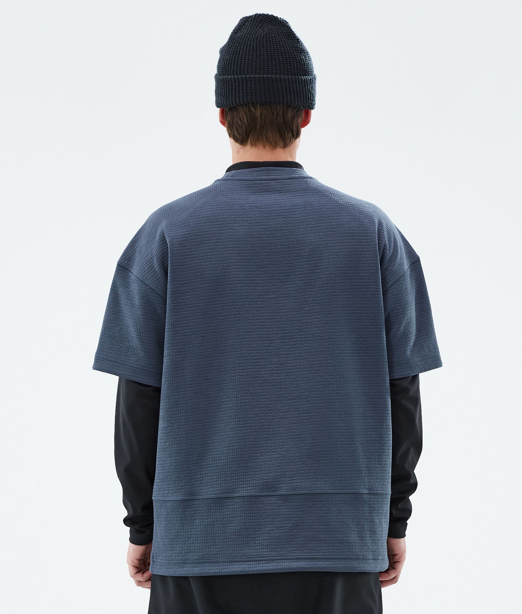 Fleece Sweater For Men Metal Blue