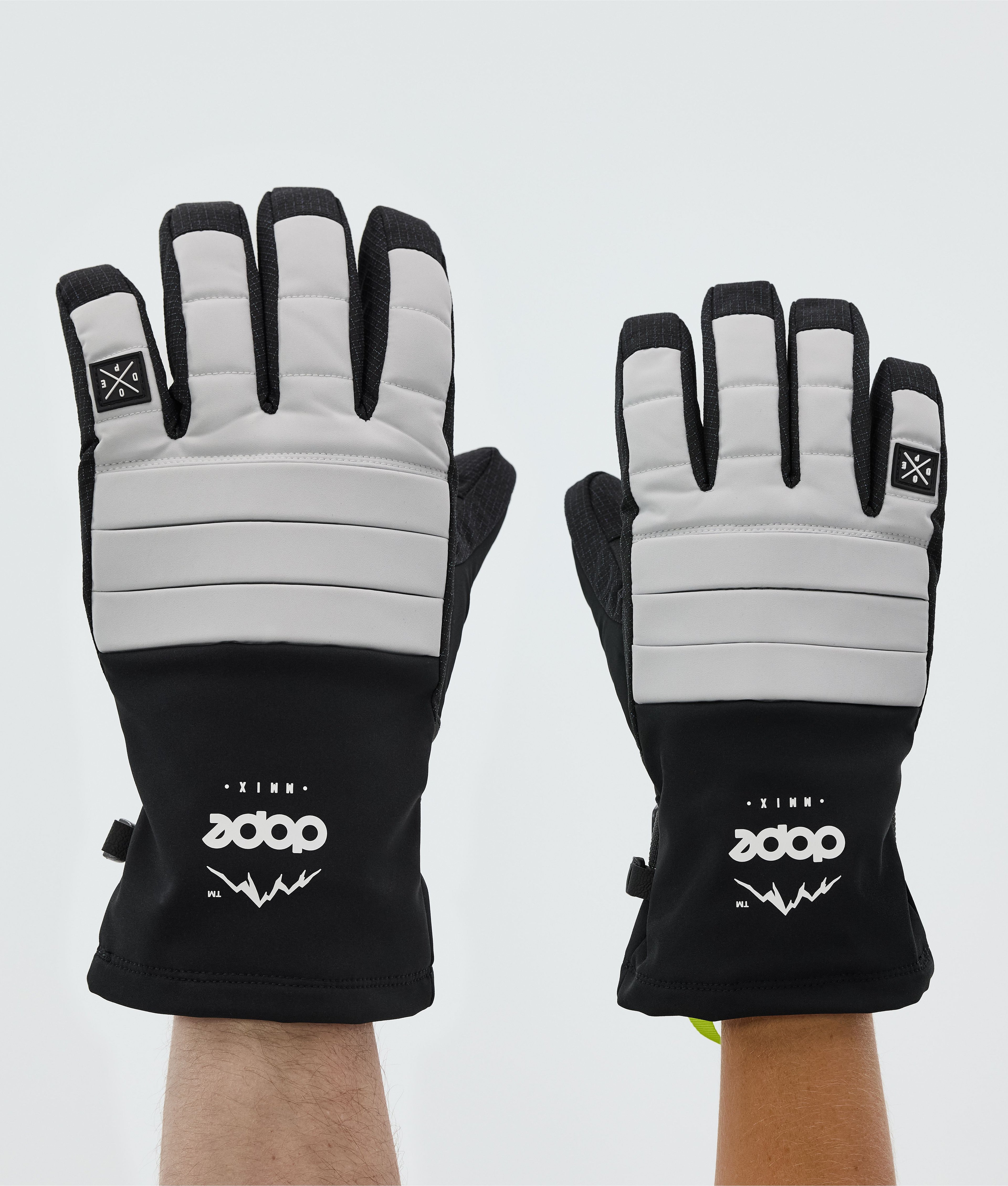 Ski Gloves Light Grey