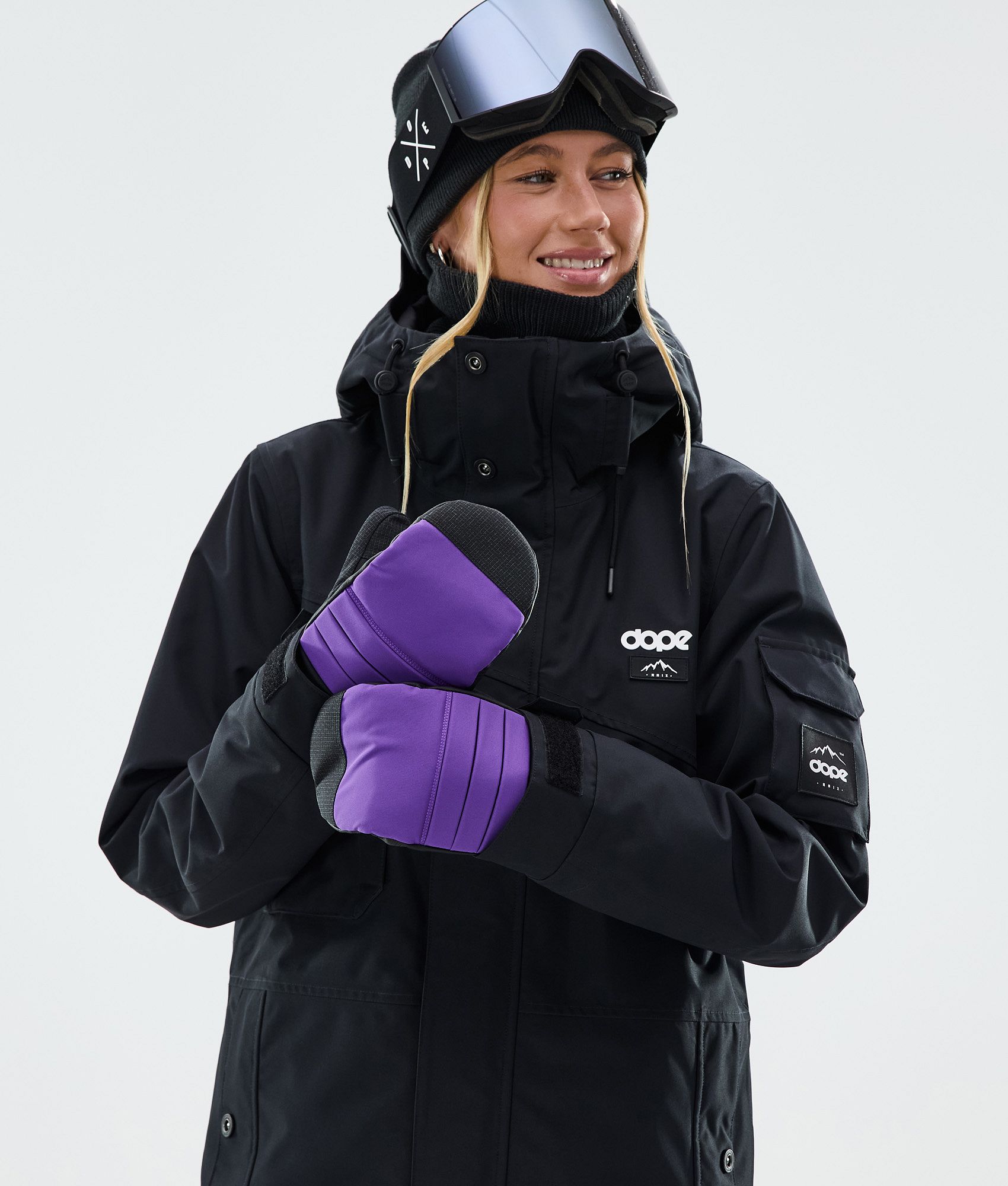 Snow Mittens Vivid Purple