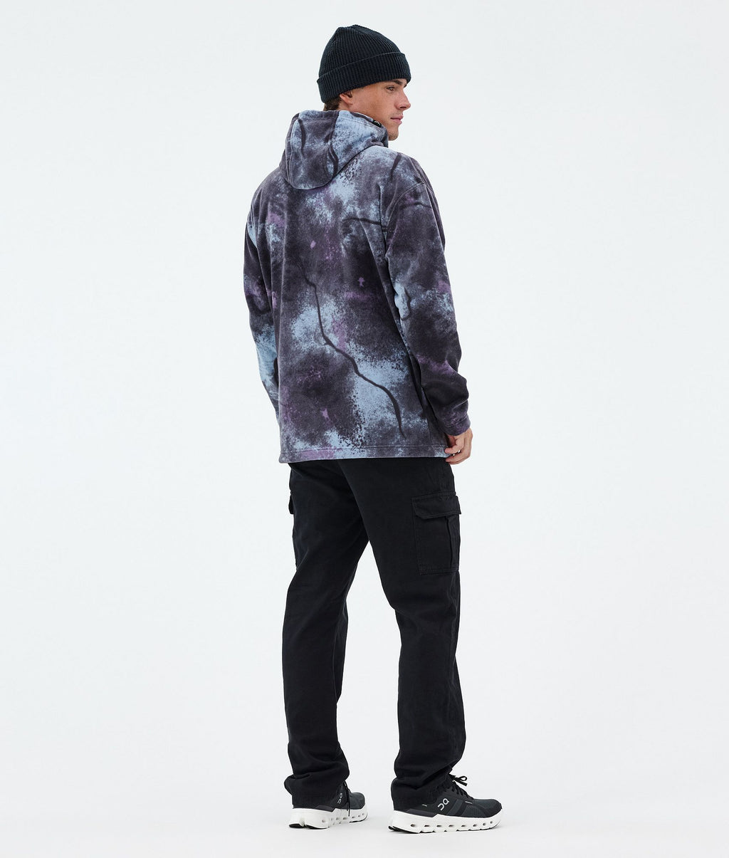 Fleece Hoodie For Men Jungle Purple