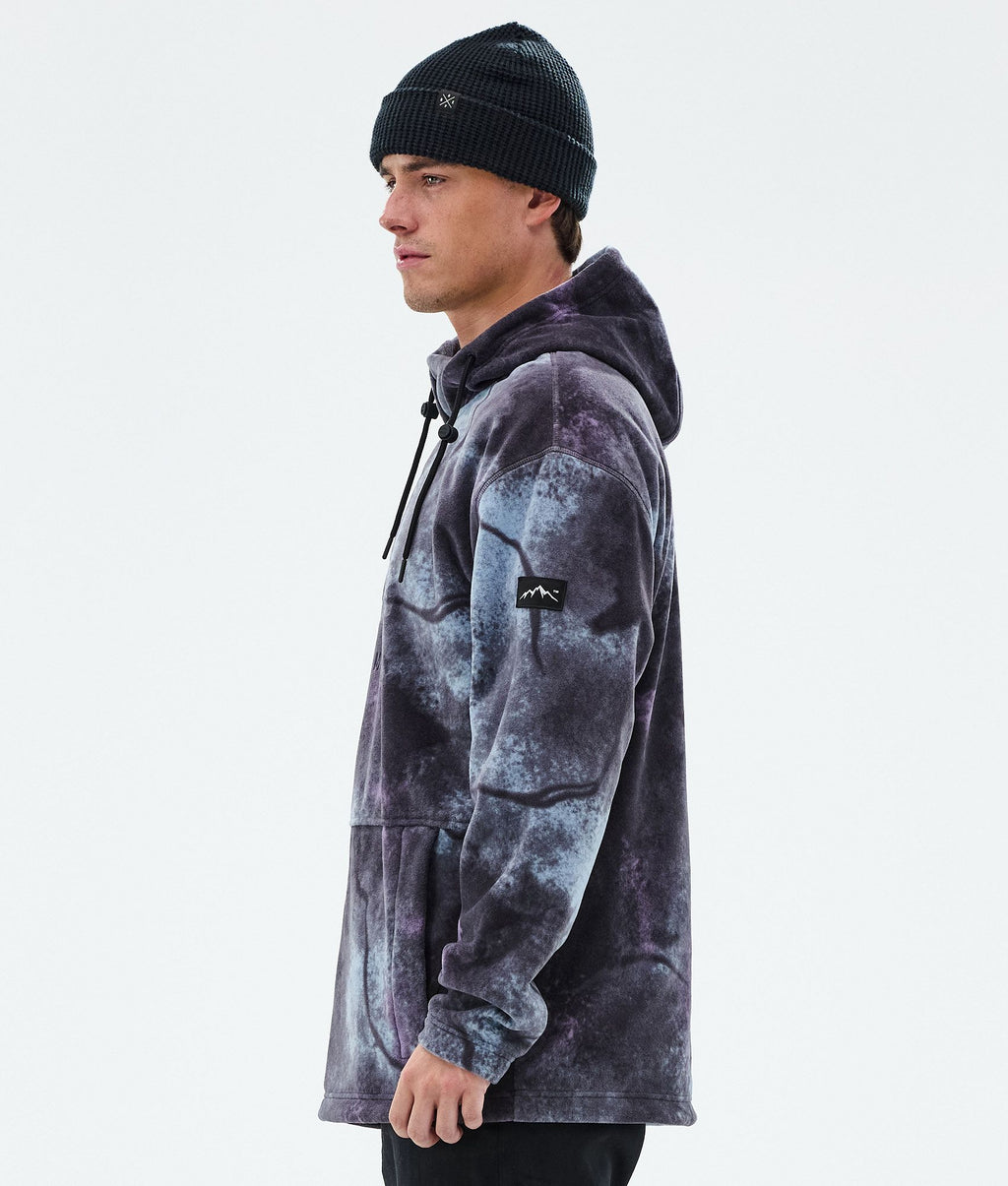 Fleece Hoodie For Men Jungle Purple