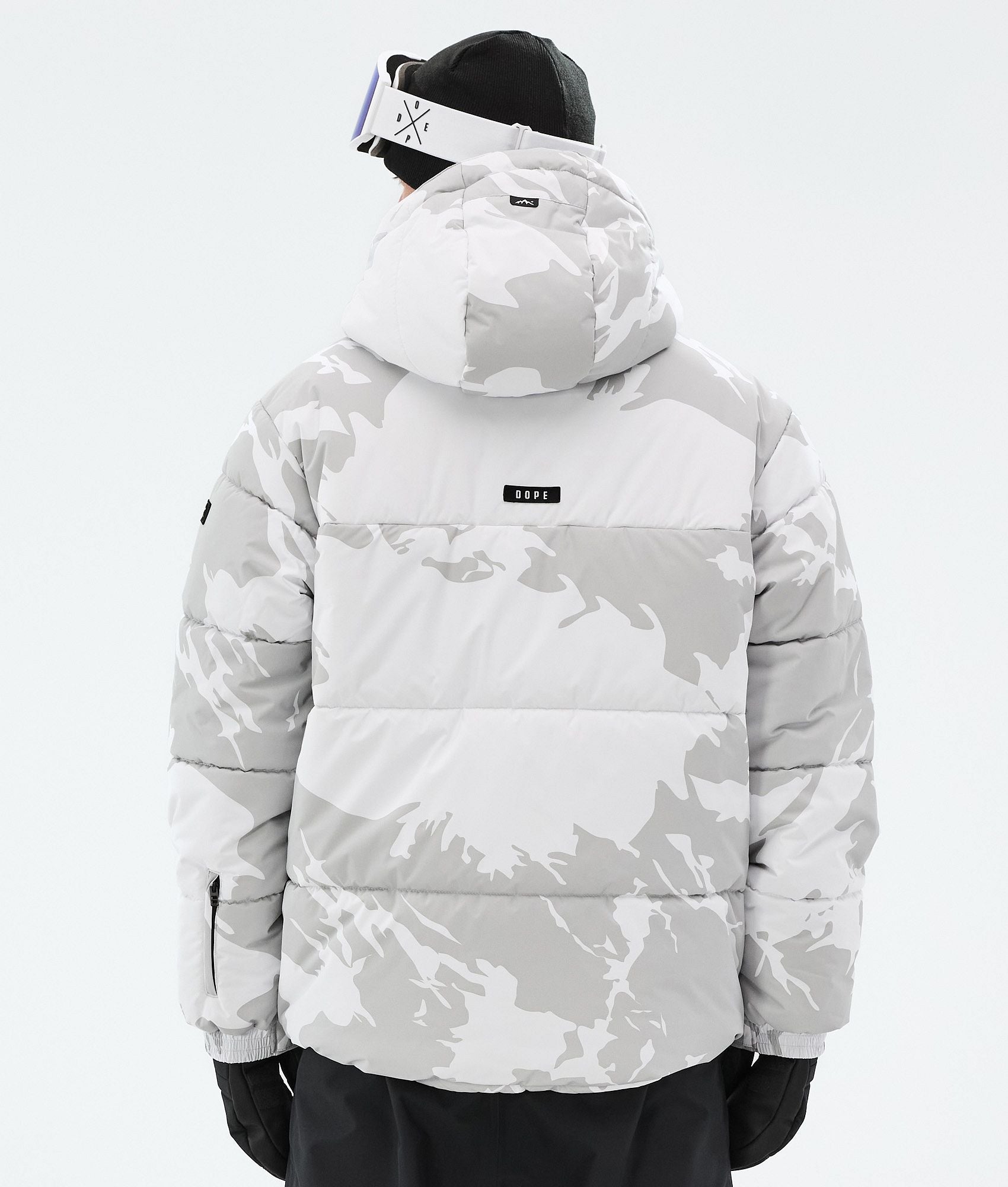Snowboard Jacket For Men Grey Camo