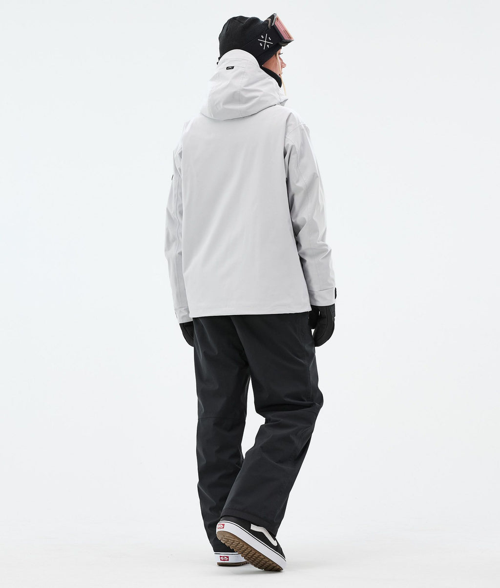 Snowboard Jacket For Women Light Grey